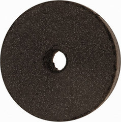 Cratex - 1-1/2" Diam x 1/4" Hole x 1/4" Thick, Surface Grinding Wheel - Silicon Carbide, Medium Grade, 15,000 Max RPM, Rubber Bond, No Recess - Exact Tooling