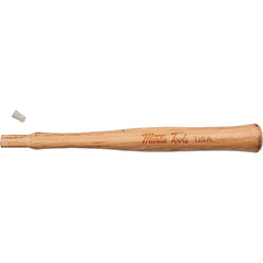 Martin Tools - Replacement Handles; For Use With: For All Martinwood Body Hammers But 165G And 155G ; Material: Wood ; Length (Inch): 12 ; Eye Length (Inch): 3/4 ; Eye Width (Inch): 1/2 - Exact Tooling