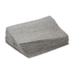 Brady SPC Sorbents - 30 Gal Capacity per Package, Universal Pad - 19" Long x 15" Wide, Polypropylene - Exact Tooling