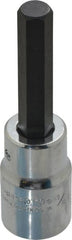 Proto - 1/2" Drive, 3/8" Hex Bit Socket - 3-1/4" OAL, 1-3/4" Bit Length - Exact Tooling