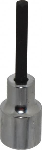 Proto - 1/2" Drive, 1/4" Hex Bit Socket - 3-1/4" OAL, 1-3/4" Bit Length - Exact Tooling