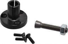 Mitee-Bite - 0.48 to 0.56" Expansion Diam, 1,900 Lb Holding Force, 6-32 Mounting Screw, 1/4-20 Center Screw, Mild Steel ID Expansion Clamps - Exact Tooling