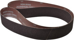 Norton - 2" Wide x 60" OAL, 50 Grit, Aluminum Oxide Abrasive Belt - Aluminum Oxide, Coarse, Coated, Series R228 - Exact Tooling