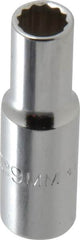 Proto - 9/32", 1/4" Drive, Deep Hand Socket - 6 Points, 7/8" OAL, Chrome Finish - Exact Tooling