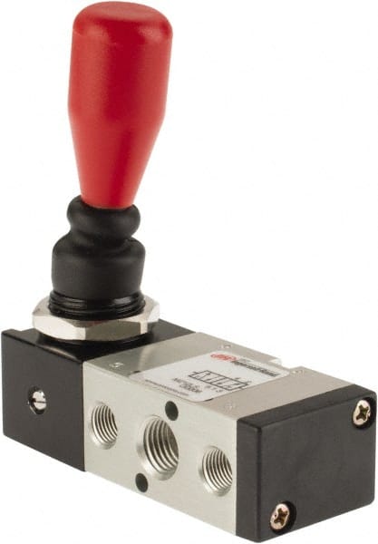 ARO/Ingersoll-Rand - Manually Operated Valves   Valve Type: Hand Lever    Actuator Type: Lever/Spring All Ports Blocked - Exact Tooling