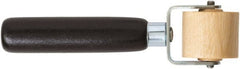 Hyde Tools - Steel & Wood Wallpaper Roller - 8-1/2" Long x 1-1/4" Wide - Exact Tooling