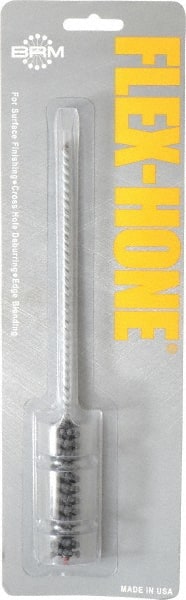 Brush Research Mfg. - 0.552" Bore Diam, 180 Grit, Silicon Carbide Flexible Hone - Extra Fine, 8" OAL - Exact Tooling