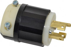 Leviton - 480 VAC, 30 Amp, L16-30P Configuration, Industrial Grade, Self Grounding Plug - 3 Phase, 3 Poles, 0.595 to 1.15 Inch Cord Diameter - Exact Tooling