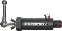Enerpac - 1.94 GPM 3/8 Inlet Steel Hydraulic Control Valve - 10,000 psi, 3.12" Wide x 7.62" Long - Exact Tooling