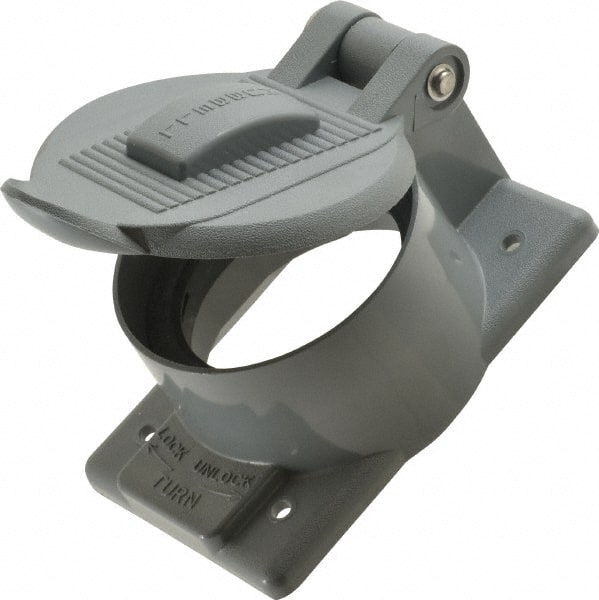 Hubbell Wiring Device-Kellems - Electrical Outlet Box Thermoplastic Weatherproof Cover - Exact Tooling