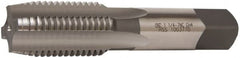OSG - 1-1/4 - 7 UNC 3B 4 Flute Bright Finish High Speed Steel Straight Flute Standard Hand Tap - Plug, Right Hand Thread, 5-3/4" OAL, 2-9/16" Thread Length, H4 Limit, Oversize - Exact Tooling