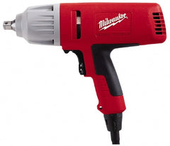 Milwaukee Tool - 1/2 Inch Drive, 300 Ft./Lbs. Torque, Pistol Grip Handle, 600 to 1,800 RPM, Impact Wrench - 7 Amps, 120 Volts - Exact Tooling