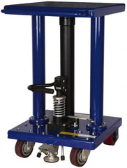 Value Collection - 500 Lb Capacity Hydraulic Lift Table - 30" to 47-1/2" Lift Height, 18" Platform Length x 18" Platform Width - Exact Tooling