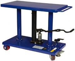 Value Collection - 1,000 Lb Capacity Hydraulic Lift Table - 30" to 47-1/2" Lift Height, 36" Platform Length x 18" Platform Width - Exact Tooling