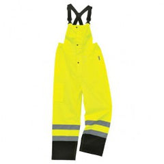 8918BK XL LIME BLK BOTT RAIN BIBS - Exact Tooling