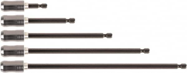 Wiha - Bit Set - 1/4" Drive, 1/4" Hex, Magnetic Bit Holder Point - Exact Tooling
