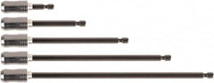 Wiha - Bit Set - 1/4" Drive, 1/4" Hex, Magnetic Bit Holder Point - Exact Tooling