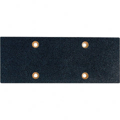 Dynabrade - 7 x 2-3/4" Rectangular Adhesive/PSA Backing Pad - Dynabug II Compatible, Screw Attachment, Nonvacuum Pad, 3/8" Thick, Medium Density - Exact Tooling