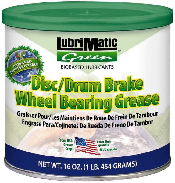 LubriMatic - 16 oz Tub Biobased General Purpose Grease - Blue, 350°F Max Temp, - Exact Tooling