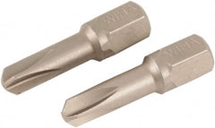 Wiha - 1/4" Drive, #10 Torq-Set Screwdriver Bit - 25mm OAL - Exact Tooling