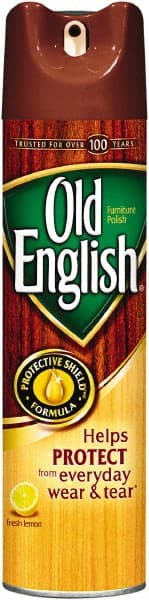 Old English - 12.5 Fluid Ounce Liquid Furniture Polish - Lemon Scent, Aerosol - Exact Tooling
