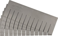 Quantum Storage - 16-1/2" Wide x 6" High, Gray Bin Divider - Use with DG92060 - Exact Tooling