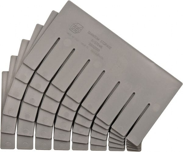Quantum Storage - 10.9" Wide x 6" High, Gray Bin Divider - Use with DG92060 - Exact Tooling