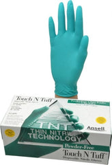 Ansell - Size S, 4 mil, Industrial Grade, Powder Free Nitrile Disposable Gloves - Exact Tooling