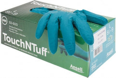 Ansell - Size L, 5 mil, Industrial Grade, Powder Free Nitrile Disposable Gloves - Exact Tooling