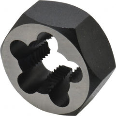 Cle-Line - 1/2-14 NPT Thread, Hex Pipe Die - Carbon Steel - Exact Tooling