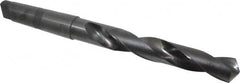 Hertel - 1-39/64", 5MT 118° Point High Speed Steel Taper Shank Drill Bit - Exact Tooling