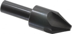 Hertel - 7/8" Head Diam, 1/2" Shank Diam, 4 Flute 60° High Speed Steel Countersink - Exact Tooling