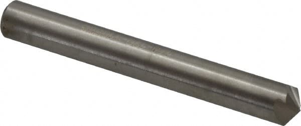 Hertel - 1/4" Head Diam, 1/4" Shank Diam, 4 Flute 120° High Speed Steel Countersink - Exact Tooling