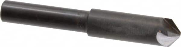 Hertel - 5/16" Head Diam, 1/4" Shank Diam, 4 Flute 100° High Speed Steel Countersink - Exact Tooling