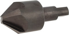 Hertel - 1-1/2" Head Diam, 3/4" Shank Diam, 4 Flute 82° High Speed Steel Countersink - Exact Tooling