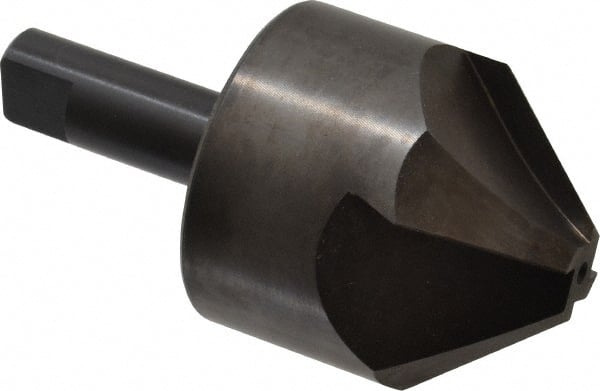 Hertel - 2-1/2" Head Diam, 3/4" Shank Diam, 4 Flute 82° High Speed Steel Countersink - Exact Tooling