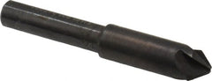 Hertel - 5/16" Head Diam, 1/4" Shank Diam, 4 Flute 82° High Speed Steel Countersink - Exact Tooling