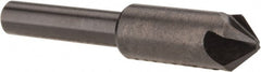 Hertel - 3/8" Head Diam, 1/4" Shank Diam, 4 Flute 90° High Speed Steel Countersink - Exact Tooling