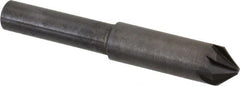 Hertel - 5/16" Head Diam, 1/4" Shank Diam, 6 Flute 82° High Speed Steel Countersink - Exact Tooling