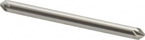 Hertel - 1/8" Head Diam, 1/8" Shank Diam, 6 Flute 82° High Speed Steel Countersink - Exact Tooling