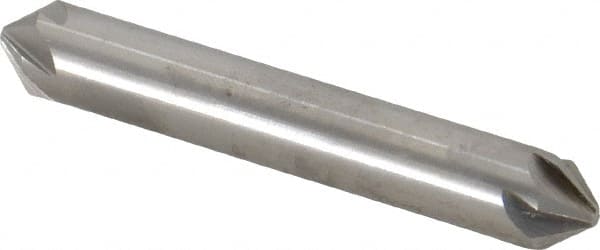 Hertel - 3/8" Head Diam, 3/8" Shank Diam, 6 Flute 82° High Speed Steel Countersink - Exact Tooling