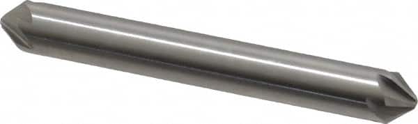 Hertel - 1/4" Head Diam, 1/4" Shank Diam, 6 Flute 82° High Speed Steel Countersink - Exact Tooling
