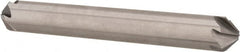 Hertel - 1/4" Head Diam, 1/4" Shank Diam, 6 Flute 90° High Speed Steel Countersink - 2" OAL, Straight Shank - Exact Tooling