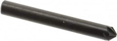 Hertel - 1/4" Head Diam, 1/4" Shank Diam, 6 Flute 90° High Speed Steel Countersink - Exact Tooling