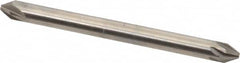 Hertel - 1/8" Head Diam, 1/8" Shank Diam, 6 Flute 60° High Speed Steel Countersink - Exact Tooling