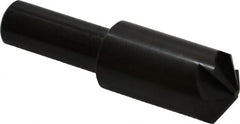 Hertel - 3/4" Head Diam, 1/2" Shank Diam, 6 Flute 120° High Speed Steel Countersink - Exact Tooling