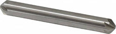 Hertel - 1/4" Head Diam, 1/4" Shank Diam, 6 Flute 100° High Speed Steel Countersink - Exact Tooling