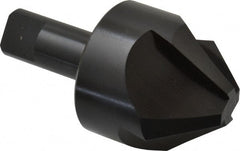 Hertel - 2" Head Diam, 3/4" Shank Diam, 4 Flute 82° High Speed Steel Countersink - Exact Tooling