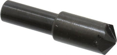 Hertel - 1/2" Head Diam, 3/8" Shank Diam, 4 Flute 120° High Speed Steel Countersink - Exact Tooling