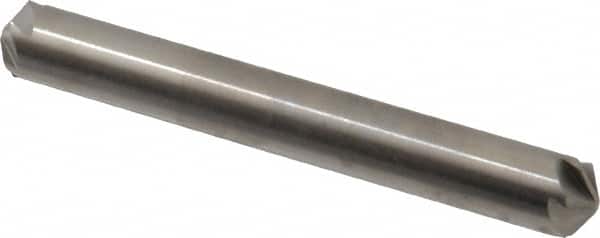 Hertel - 5/16" Head Diam, 5/16" Shank Diam, 6 Flute 120° High Speed Steel Countersink - Exact Tooling
